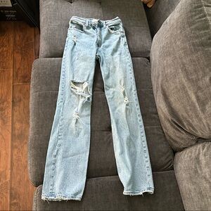 Abercrombie 90’s Straight Ultra High Rise Jeans